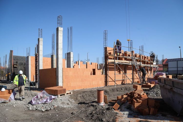 Épül az új tanműhelyünk